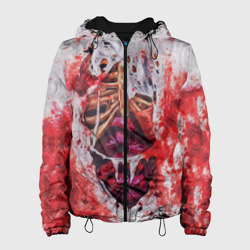 Женская куртка 3D Кровь и грудная клетка