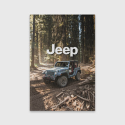 Обложка для паспорта матовая кожа Jeep