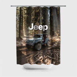 Штора 3D для ванной Jeep