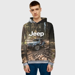 Мужская толстовка 3D Jeep - фото 2