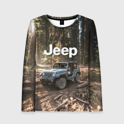 Женский лонгслив 3D Jeep