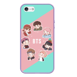 Чехол для iPhone 5/5S матовый BTS