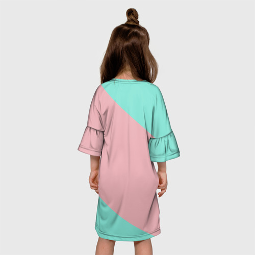 Детское платье 3D BTS, цвет 3D печать - фото 5