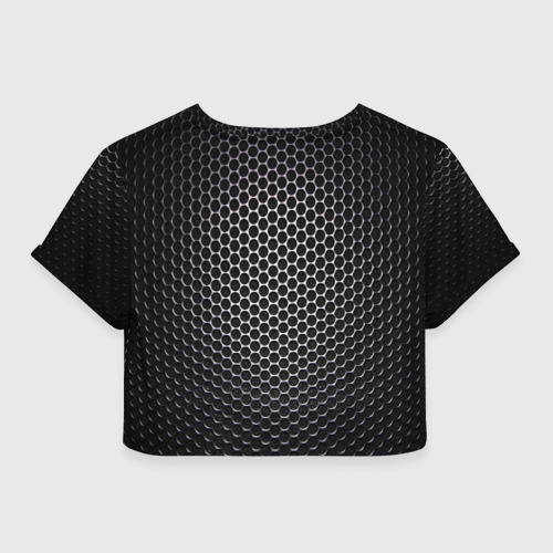 Женская футболка Crop-top 3D Tesla, цвет 3D печать - фото 2