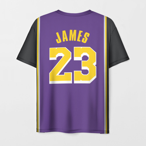 Мужская футболка 3D James LA Lakers 2019, цвет 3D печать - фото 2