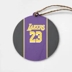 Деревянная игрушка круг James LA Lakers 2019