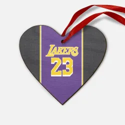 Деревянная игрушка Сердце James LA Lakers 2019
