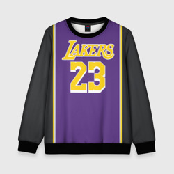 Детский свитшот 3D James LA Lakers 2019