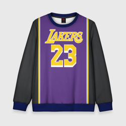 Детский свитшот 3D James LA Lakers 2019