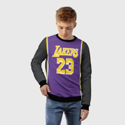 Детский свитшот 3D James LA Lakers 2019 - фото 2