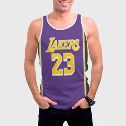 Мужская майка 3D James LA Lakers 2019 - фото 2