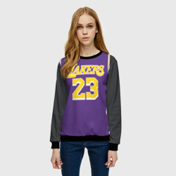 Женский свитшот 3D James LA Lakers 2019 - фото 2