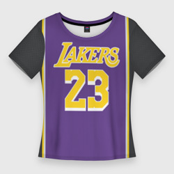 Женская футболка 3D Slim James LA Lakers 2019