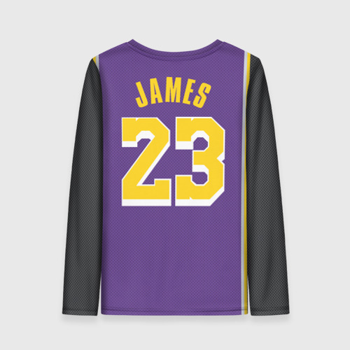 Женский лонгслив 3D James LA Lakers 2019, цвет 3D печать - фото 2