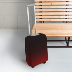 Чехол для чемодана 3D Red carbon - фото 2