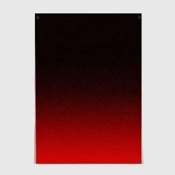Постер Red carbon