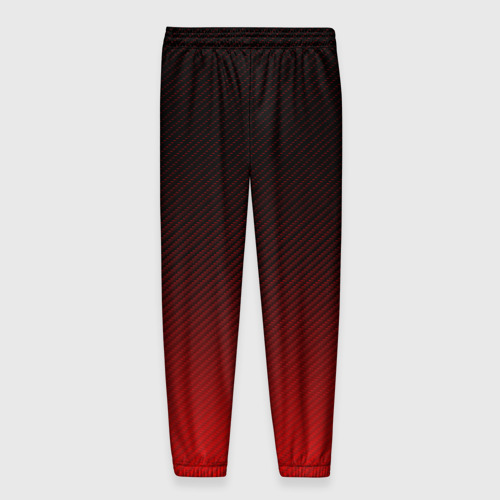 Мужские брюки 3D Red carbon, цвет 3D печать - фото 2