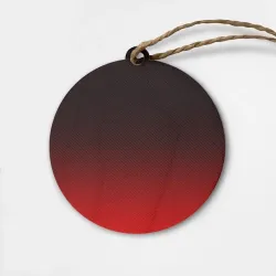 Деревянная игрушка круг Red carbon