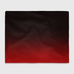 Плед 3D Red carbon