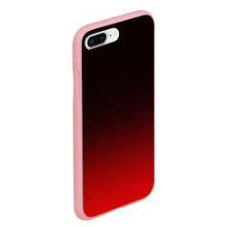 Чехол для iPhone 7Plus/8 Plus матовый Red carbon - фото 2