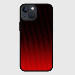 Чехол для iPhone 13 mini Red carbon