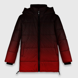 Женская зимняя куртка Oversize Red carbon