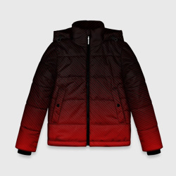 Зимняя куртка для мальчиков 3D Red carbon