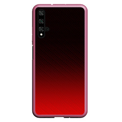 Чехол для Honor 20 Red carbon