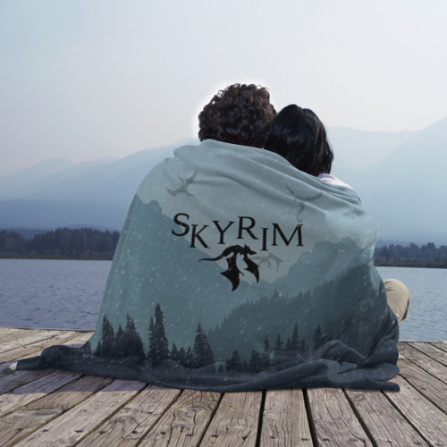 Плед 3D TES skyrim, цвет 3D (велсофт) - фото 3