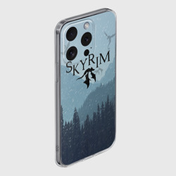 Чехол для iPhone 15 Pro силиконовый с защитой камеры TES skyrim - фото 2