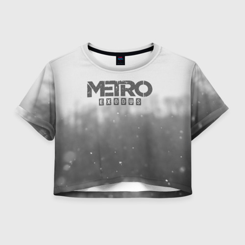 Женская футболка Cropp-top METRO WINTER Фото 01 Женская футболка Cropp-top METRO WINTER Фото 01