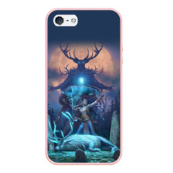 Чехол для iPhone 5/5S матовый The Elder Scrolls skyrim TES 5