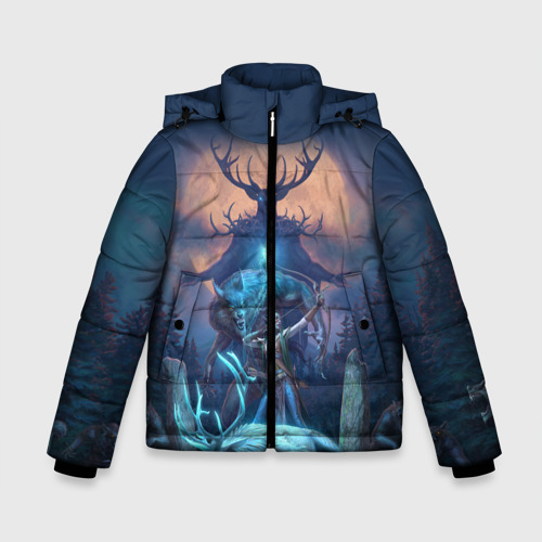 Зимняя куртка для мальчиков 3D The Elder Scrolls skyrim TES 5, цвет черный