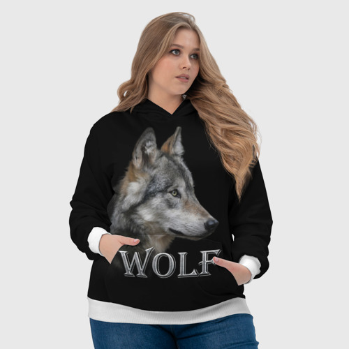 Женская толстовка 3D Wolf  - фото 6