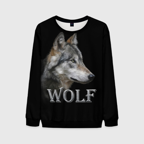 Мужской свитшот 3D Wolf Фото 01 Мужской свитшот 3D Wolf Фото 01