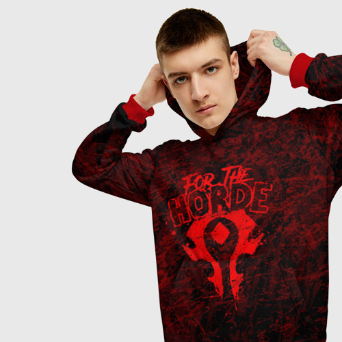 Мужская толстовка 3D FOR THE HORDE Фото 01 Мужская толстовка 3D FOR THE HORDE Фото 01