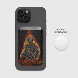 Картхолдер Magsafe магнитный Пожарный - фото 2