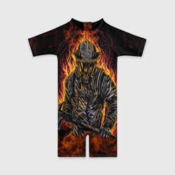 Детский купальный костюм 3D Пожарный