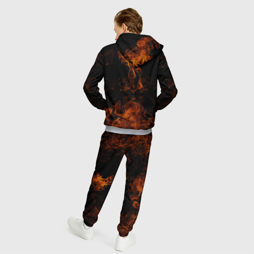 Мужской костюм 3D Пожарный, цвет меланж - фото 4