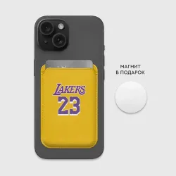 Картхолдер Magsafe магнитный James 18-19 LA Lakers home - фото 2