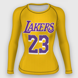 Женский рашгард 3D James 18-19 LA Lakers home