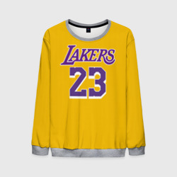 Мужской свитшот 3D James 18-19 LA Lakers home