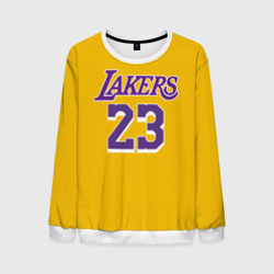 Мужской свитшот 3D James 18-19 LA Lakers home