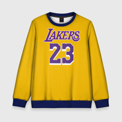 Детский свитшот 3D James 18-19 LA Lakers home