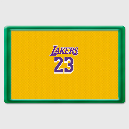 Магнит 45*70 James 18-19 LA Lakers home, цвет зеленый