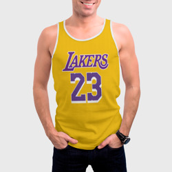 Мужская майка 3D James 18-19 LA Lakers home - фото 2