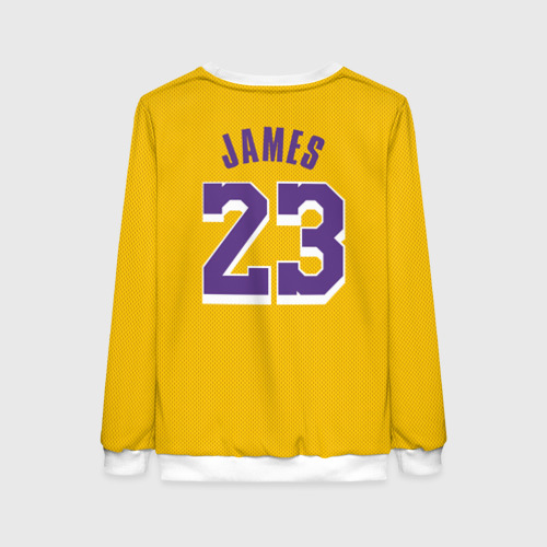 Женский свитшот 3D James 18-19 LA Lakers home, цвет 3D печать - фото 2