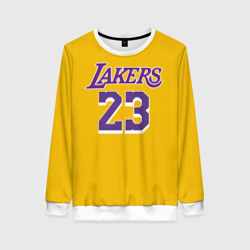 Женский свитшот 3D James 18-19 LA Lakers home