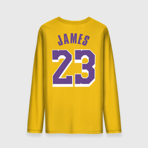 Мужской лонгслив 3D James 18-19 LA Lakers home, цвет 3D печать - фото 2