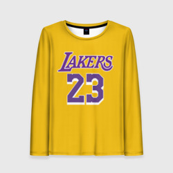 Женский лонгслив 3D James 18-19 LA Lakers home